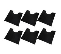 Homeponnew Alfombrilla de entrenamiento para inodoro en forma de U para protección del suelo, lavable con interior ajustable para anillo, goma reutilizable y diseño de fieltro para uso doméstico o