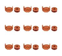 Homeponnew Bobina y línea de repuesto para McGregor Cordless MCT2X1825, suministro automático de cable, cambio de bobina sin herramientas, perfecto para dificultades (9)