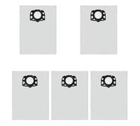 Homeponnew Bolsas de filtro de forro polar para aspiradoras Kärcher MV4 MV5 MV6 WD 3 WD 4 WD 5 WD 6 P, 5 unidades, tela no tejida, 43 x 53 cm, compatible con modelos Kärcher