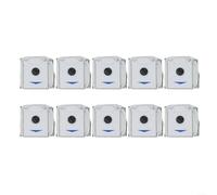 Homeponnew Bolsas de polvo de repuesto de alta capacidad, tela no tejida de filtración de 5 capas para Ecovacs N30 Pro para Omni - Accesorios blancos de alta eficiencia para aspiradoras(10)