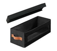 Homeponnew Caja de almacenamiento de CD con ventana visible, soporte apilable para CD, DVD, Blu-ray, capacidad para 148 discos, color negro