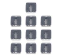 Homeponnew Caja de almacenamiento para cartuchos de tocadiscos, soporte de PVC transparente para aguja fono AT3600L, 45 x 45 x 20 mm, 5/10 unidades