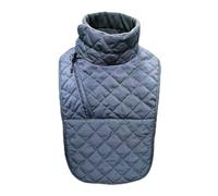 Homeponnew Calentador de cuello de motocicleta para montar en invierno, resistente al viento, cálido y transpirable, terciopelo de algodón y funda de cuello de felpa con bolsa de almacenamiento, para