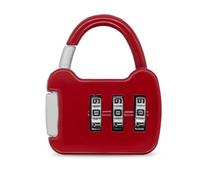 Homeponnew Candado de contraseña de color para gimnasio, taquillas escolares y uso al aire libre, cerradura de combinación de aleación de zinc con código de 3 dígitos, esferas fáciles de leer