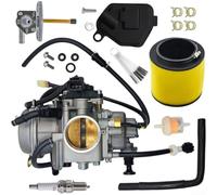 Homeponnew Carburador para Honda para RINCON 650 TRX650FA TRX650FGA 2003-2005, pieza de repuesto 16100-HN8-013, construcción de metal y plástico para una eficiencia optimizada de combustible y