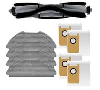 Homeponnew Cepillo de rodillo de aspiradora y bolsas de polvo para Airrobo GT21 Robot aspirador con y material resistente al desgarro