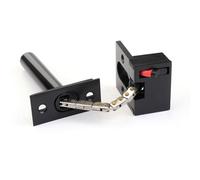 Homeponnew Cerrojo antirrobo invisible de aleación de zinc con cadena de seguridad para puertas y ventanas, diseño oculto para Hofor Me Hotel Hofor Me, casa de huéspedes, fácil instalación, color