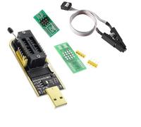 Homeponnew CH341A - Programador USB para circuitos integrados EEPROM y SPI Flash de la serie 24/25, escritor BIOS con puerto TTL, soporta programación de microcontrolador STC, salida de 5 V/3,3 V