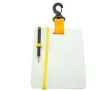 Homeponnew Comunicación subacuática mejorada: esta pizarra de escritura permite a los buceadores comunicarse eficazmente escribiendo mensajes con un lápiz crucial para la seguridad en el agua.