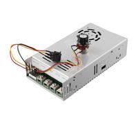 Homeponnew Controlador de velocidad industrial de alta potencia de 200 A para motores de CC 12-48 V, control de motor hacia adelante/atrás con salida de voltaje lineal, carcasa de metal