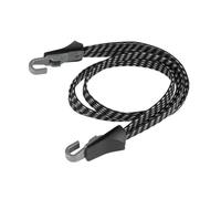 Homeponnew Correa elástica reutilizable para equipaje de bicicleta con cuerda elástica reforzada, diseño de 3 bandas, ganchos de plástico duales, 70 cm de longitud, 165 cm de elástico