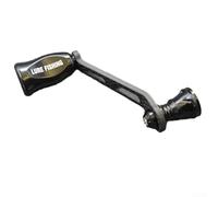 Homeponnew DAIWA - Mango de carrete de pesca de carbono, piezas de repuesto de mango único con perilla, para Fuego para Salamandura para Prorex, para piezas de repuesto LT Reel (negro)