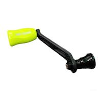 Homeponnew DAIWA - Mango de carrete de pesca de carbono, piezas de repuesto de mango único con perilla, para Fuego para Salamandura para Prorex, para piezas de repuesto de carrete LT (verde