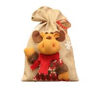 Homeponnew Decoración navideña roja de 2028 cm, este paño es fácil de usar, ideal para decoración de árbol de Navidad. Características: Tamaño: la bolsa de regalo de Navidad mide 2028 cm, por lo que