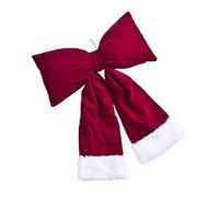 Homeponnew Decoración navideña roja de aproximadamente 35 x 27 cm, lo que hace que sea ideal para las vacaciones de Navidad. Cuenta con un tamaño extra grande que mide aproximadamente 35 x 27 cm, este