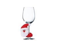 Homeponnew Decoración navideña roja x 9 cm, tela de ajuste fácil de usar, ideal para fiestas de Navidad. Características: moderno y muy bonito. Diseño especial y fácil de usar.