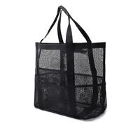 Homeponnew Diseño de gran capacidad: nuestra bolsa de playa cuenta con un amplio espacio interior que te permite cargar y llevar fácilmente tu toalla de playa con protector solar para botella de agua.