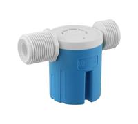 Homeponnew DN-25 - Válvula flotante integrada totalmente automática, válvula de control de nivel de agua, entrada lateral/superior, nailon PA66 y acero inoxidable 304, para tanques de agua, torres