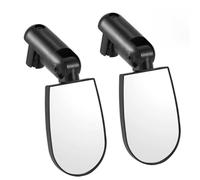 Homeponnew Espejo retrovisor ajustable para bicicleta. Hecho de material práctico, este espejo retrovisor para bicicleta está diseñado para una funcionalidad óptima. Amplio ángulo de visión. Con su