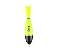 Homeponnew Flotador luminoso de pesca de cohete de alta sensibilidad. Características luminosas que hacen que nunca te pierdas un bocado. La batería es una batería CR425 (5 g)