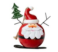 Homeponnew For Merry Christfor Mas Iron Snowfor Man Ornafor Ment Desktop Holiday Decoration, colgante creativo de figura festiva para Hofor Me Office Display, C