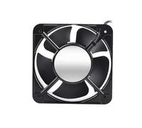 Homeponnew FP-108EX S1-S Ventilador de flujo axial, ventilador de refrigeración industrial de CA 150 x 150 x 50 mm, 2500 RPM, flujo de aire de 45,87 m3/h, carcasa de aleación de aluminio para