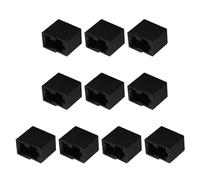 Homeponnew Funda protectora de silicona para Kobra 3 de repuesto para extrusora de bloques de calefacción, resistente a altas temperaturas hasta 300 °C, 150 x 100 x 50 mm, color negro, paquete de 10