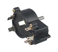 Homeponnew Interruptor de control de velocidad fuera de borda marino para motores eléctricos de kayak, 5 velocidades hacia adelante + operación de 2 velocidades, carcasa de plástico resistente al agua