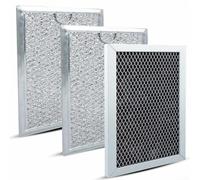 Homeponnew Juego de 3 filtros de carbón y grasa para microondas para GE JVM6175EK5ES JVM6172SK5SS JVM6175SK5SS JVM6175YK5FS Fresh Kitchen Air