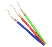 Homeponnew Juego de 3 herramientas de extracción de juntas tóricas de buceo, kit profesional de extracción de piezas de latón con mango ergonómico de plástico, para equipo submarino de reparación de