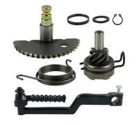 Homeponnew Kick Start - Juego de piñones de eje de engranaje fijo para motores GY6 de 49 cc/50 cc, Bromfiet y 139QMB/P139QMB - Construcción de metal, kit de reparación completo