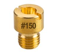 Homeponnew Kit de chorro principal de carburador con boquilla para motores de motocicleta o scooter, reemplazo preciso del orificio de medición, pieza de repuesto fácil de instalar