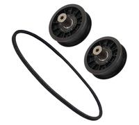 Homeponnew Kit de correas y poleas para John Deere X300 X304 X390, repuesto para AM134504 AM134501 AM134502, apto para plataforma de corte de 42 pulgadas en tractores Ariens & Cub Cadet