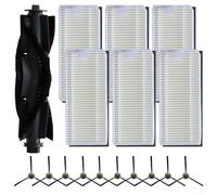 Homeponnew Kit de mantenimiento de aspiradora robot para Lefant U180 M1 M2 Pro M2 Plus LS1 para modelos OKP K8, incluye cepillos laterales de cepillo principal y filtro para un rendimiento óptimo (B)