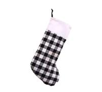 Homeponnew La decoración navideña de 14 x 10 pulgadas es de 191410 cm. ColorAs Festive for IDEAL for Christmas Holiday Características: Tamaño: El tamaño grande del calcetín de Navidad es de