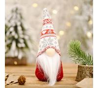 Homeponnew La decoración navideña permite un margen de error de 0 a 1 cm. Tela festiva ideal para fiestas de Navidad. Características de Navidad para elfos. El gnomo hecho a mano está hecho de puede