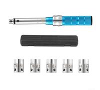 Homeponnew Llave dinamométrica de radios para motocicleta y moto de cross, 210 NM con 10 cabezales fáciles de usar