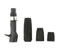 Homeponnew Mango negro EVAIce para señuelo de pesca de bricolaje, 12 x 8 cm, 1 juego de Evaice negro. Cuenta con EVA de alta densidad, tacto suave súper fuerte y diseño elegante