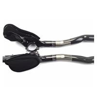 Homeponnew Material de fibra de carbono T800. Este extensor de triatlón para bicicleta está hecho de fibra de carbono T800 de alto rendimiento, lo que resulta en un manillar ligero pero fuerte que f