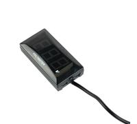 Homeponnew Medidor digital DC 12V con pantalla LED, monitoreo de voltaje preciso, para automóviles y equipos de prueba