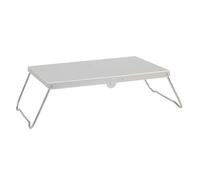 Homeponnew Mesa plegable de camping para senderismo, aluminio, camping, plegable, adecuada para exteriores, cabe fácilmente en tu mochila, por lo que es más fuerte y segura (plateado)