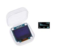 Homeponnew Módulo de pantalla OLED LCD de 0,96 pulgadas, resolución de 128 x 64, comunicación I2C para Arduino Raspberry Pi STM32 ESP32 azul