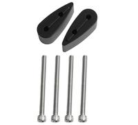 Homeponnew Múltiples opciones de altura: personaliza tu viaje con espaciadores disponibles en 5 mm, 10 mm, 20 mm y 40 mm para lograr la altura perfecta del manillar para tus necesidades de ciclismo.