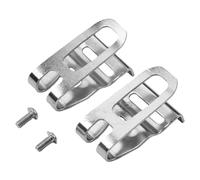 Homeponnew Pack de 2 clips de cinturón con tornillos 2609111584, soporte de acero para atornillador inalámbrico Bosch GSR18V/GDR18V/GDX18V/IDH182, accesorios de herramientas para fijar al cinturón