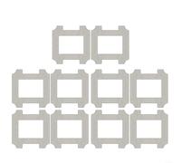Homeponnew Paquete de 10 almohadillas de repuesto para ECOVACS para robot de limpieza Deebot W2S, fundas de microfibra lavables para una alta absorción de agua y eliminación eficaz de la suciedad