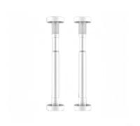 Homeponnew Paquete de 2 patas ajustables para fregadero de cocina, soporte de acero inoxidable de 30-50 cm, 50-80 cm de altura, evita la flacidez y proporciona un soporte fuerte de larga duración