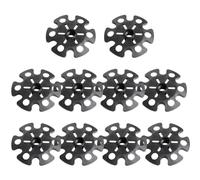 Homeponnew Paquete económico de 10 unidades. Este juego viene con 10 puntas de bastón de trekking ideales para excursionistas que buscan mejorar su equipo con barro y nieve confiables para un ajuste