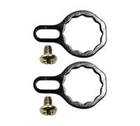 Homeponnew Para A para D para la marca S, 6 x 4 cm, 1 juego de características de pesca de marca de metal. Se puede utilizar entre 9 y 12 mm. Coloras como se muestra en la imagen (negro)