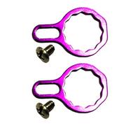 Homeponnew Para A para D para la marca S, 6 x 4 cm, 1 juego de características de pesca de marca de metal. Se puede utilizar entre 9 y 12 mm. Coloras como se muestra en la imagen (morado)