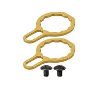 Homeponnew Para A para D para la marca S, 6 x 4 cm, 1 juego de características de pesca de marca de metal. Se puede utilizar entre 9 y 12 mm. Coloras como se muestra en la imagen (dorado)